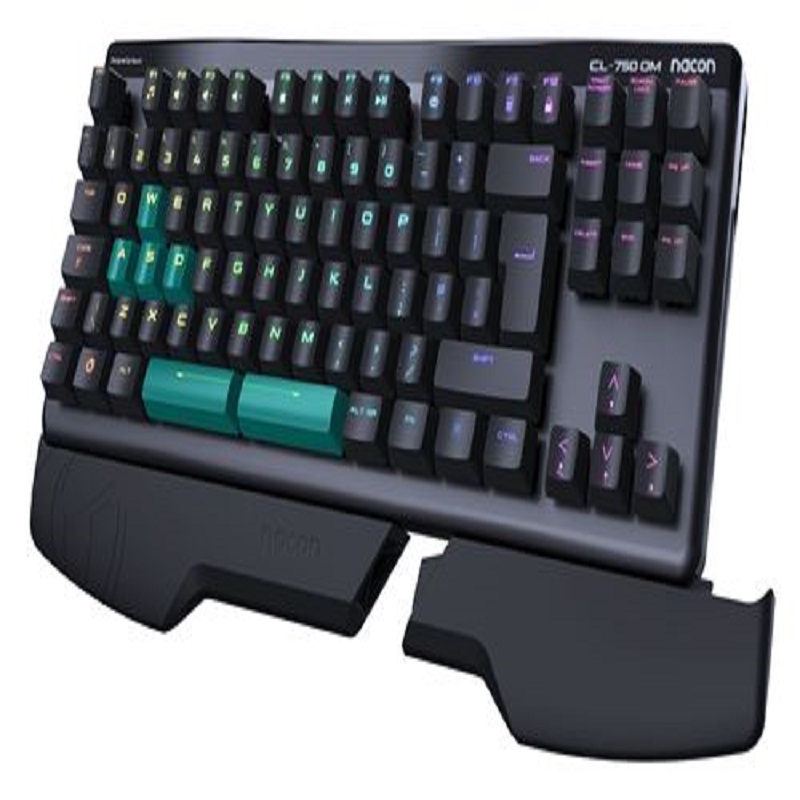 Clavier-filaire-gaming-optique-mecanique-Azerty-Nacon-PCCL-750OMFR-Gris-et-Noir-1