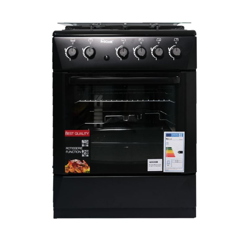 Cuisiniere-a-Gaz-ProCook-TG6640NR-60-cm-Noir-bestbuytunisie.prixtunisie.best_