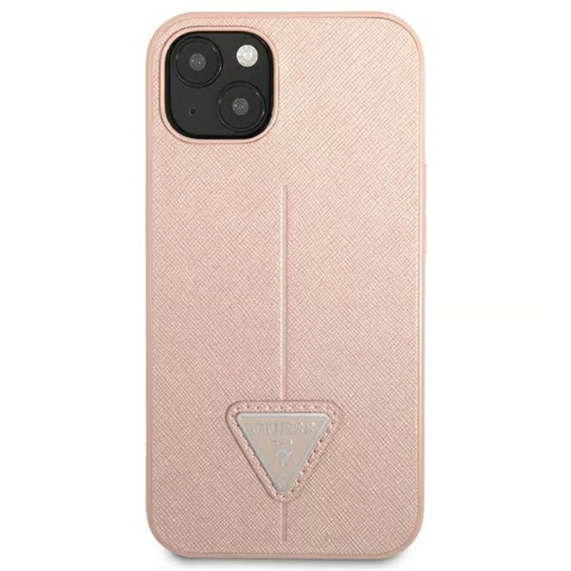 Etui-Guess-Saffiano-triangle-pour-IPhone-14-Plus-–-Rose-06549-1