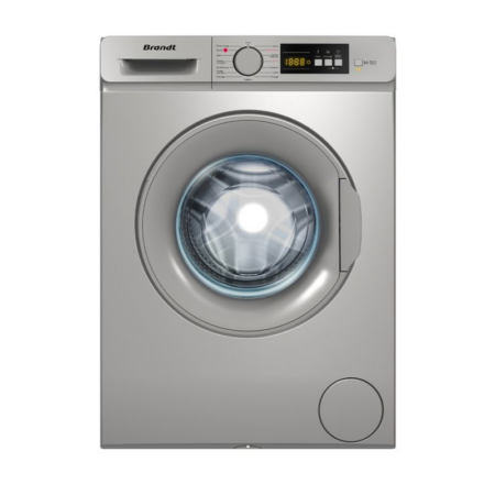 Machine à Laver Frontale Brandt 6 Kg BLF615S Silver Tunisie