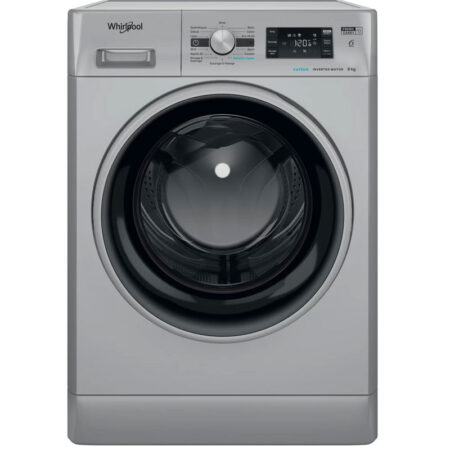 Machine à Laver Frontale Whirlpool 8 Kg FFWB8248SBSVNA 6ème Sens Silver Tunisie