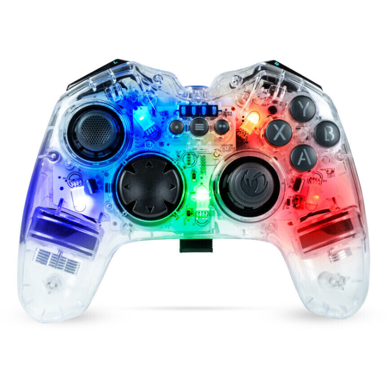 Manette-Sans-Fil-Nacon-Pour-Pc-Gc-200-Transparent-Rgb-PCGC-200WLRGB