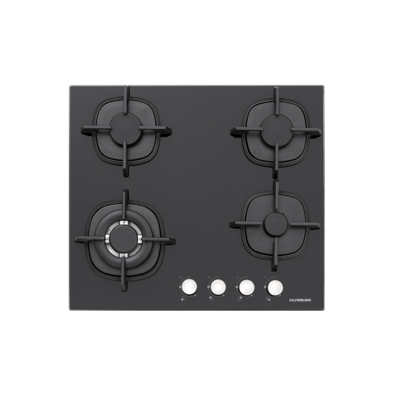 Plaque-De-Cuisson-a-Gaz-Silverline-4-Feux-60-cm-CS5407B01.FFD-Noir-bestbuytunisie.prixtunisie.best_