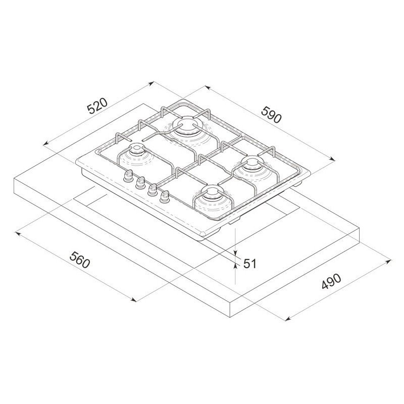 Plaque-de-Cuisson-Focus-Fonte-Thermocouple-60-cm-F.4015BS-Noir-bestbuytunisie.prixtunisie.best2_