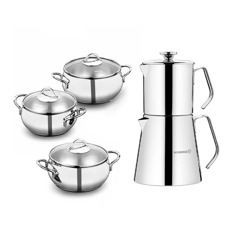 Set-de-Cuisine-de-6-pieces-Theiere-et-Mousseur-de-Lait-Korkmaz-Inox-bestbuytunisie.prixtunisie.best3_