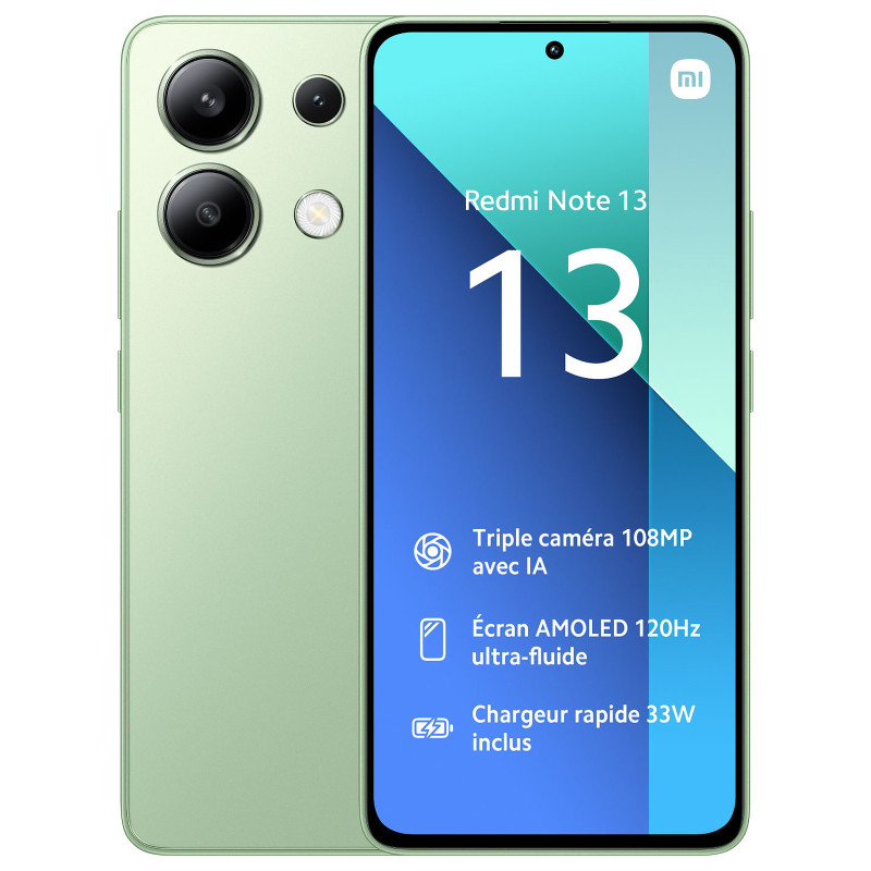 Smartphone-Xiaomi-Redmi-Note-13-8Go-128Go-vert-1