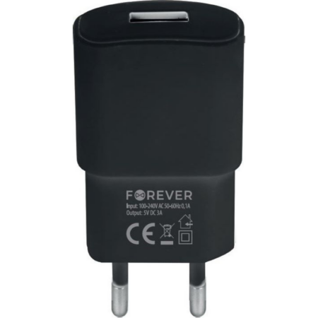 Chargeur Forever mural usb Tc-01 -Noir -gsm032673 Tunisie