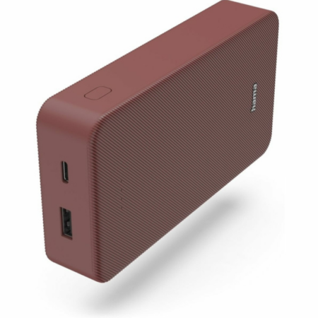 Power Bank « Hama », 20000mah, Rouge -201717 Tunisie