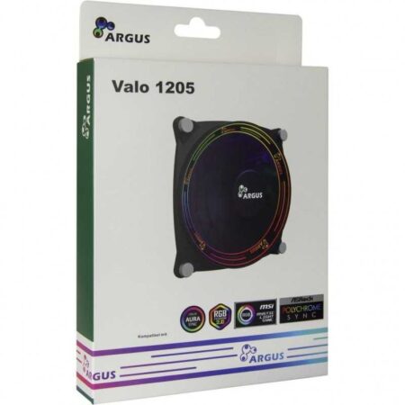 Ventilateur Argus Valo 1205 ARGB -Noir -VALO-1205-RGB Tunisie