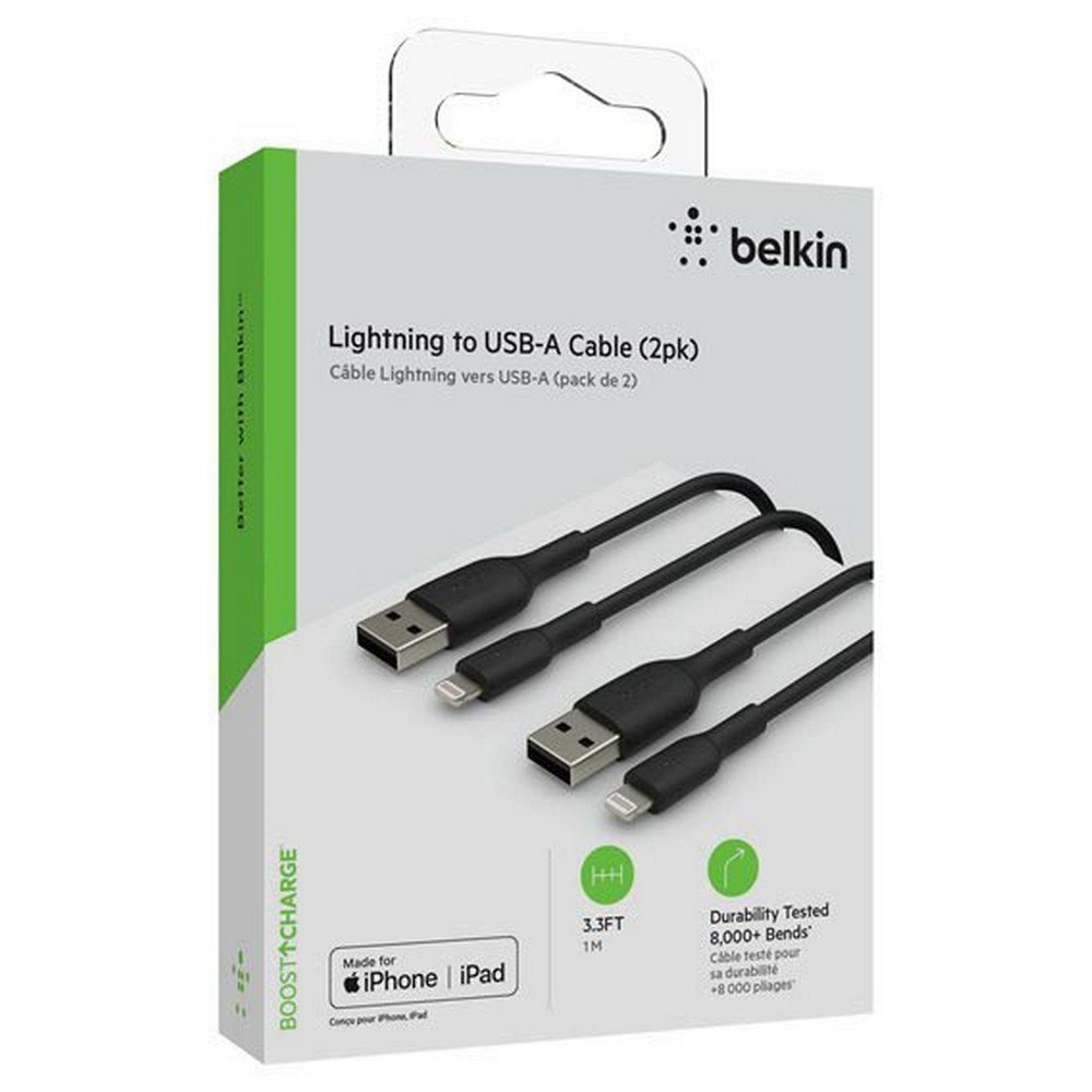 belkin-cable-usb-a-vers-lightning-caa001bt1mbk2pk-1-m-2-unites