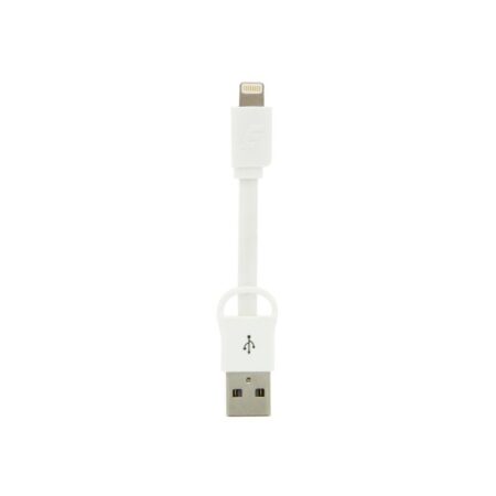 Câble de Poche USB Energizer Plat Lightning – Blanc – 17477 Tunisie