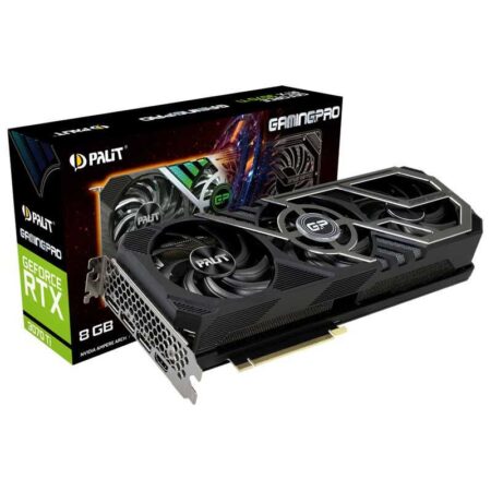 Carte Graphique Palit Geforce Rtx 3070 Ti Gamingpro / 8g Gddr6x -NED307T019P2-1046A Tunisie