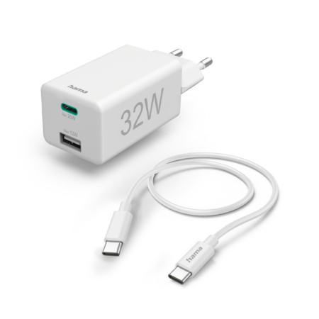 Chargeur Réseau Universel Usb&type-c, 32w + Câble Usb-c – 201692 Tunisie