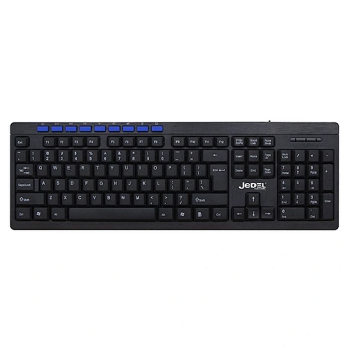 clavier-filaire-jedel-k611-multimedia-noir