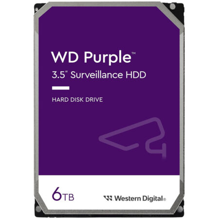 Disque Dur Interne De Surveillance Western Digital Purple 3.5″ 6to Sata – WD64PURZ Tunisie