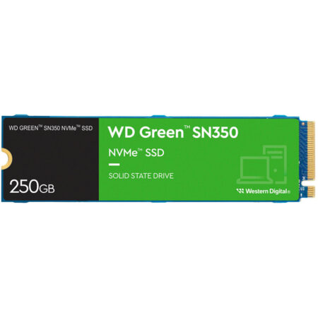 Disque Dur Ssd Interne Western Digital Green Sn350 250go M.2 Nvme – WDS250G2G0C Tunisie