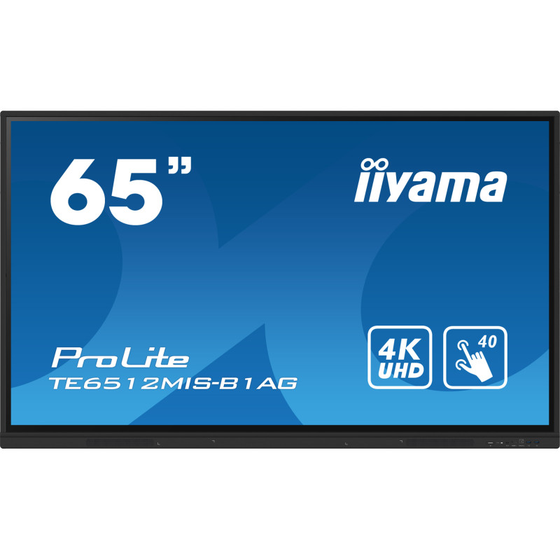 ecran-tactile-interactif-iiyama-prolite-65-4k-uhd-ips-60-hz-noir