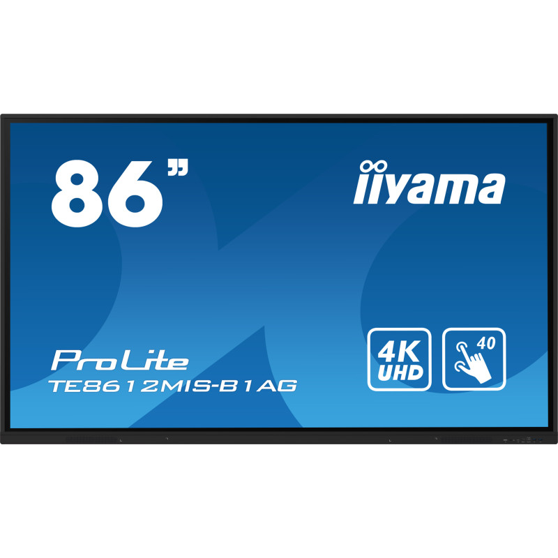 ecran-tactile-interactif-iiyama-prolite-86-4k-uhd-ips-60-hz-noir