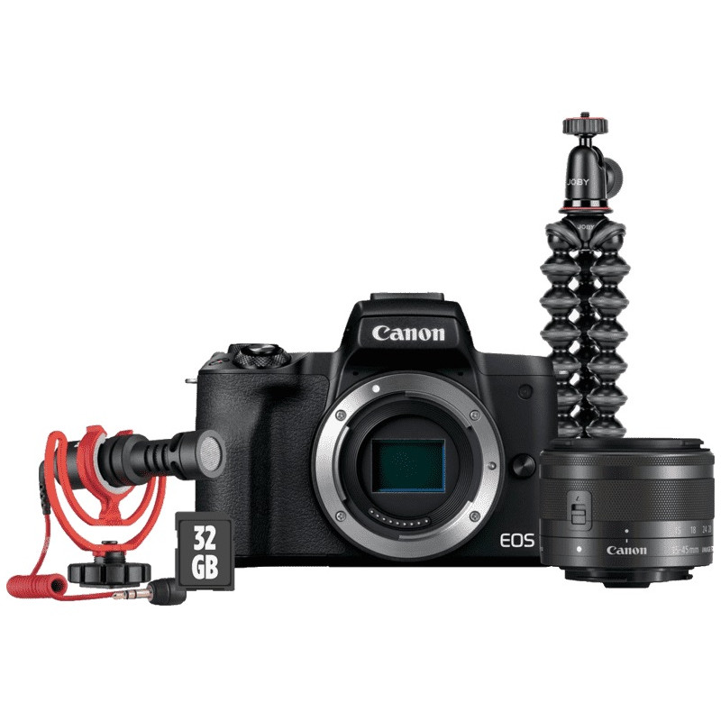 kit-canon-pour-vlogueur-eos-m50-mark-ii-objectif-ef-m15-45-micro-rode-tripod-carte-sd-32go-6