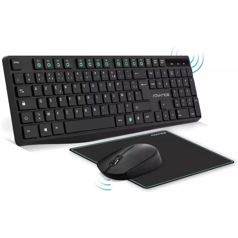 pack-advance-elite-wireless-combo-clavier-et-souris-sans-fil-tapis-antiderapant