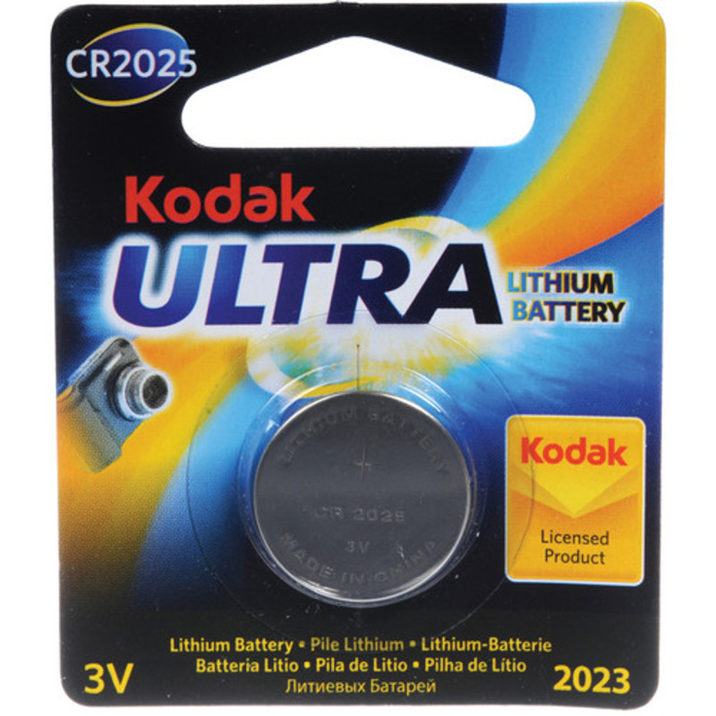 pile-bouton-kodak-ultra-kcr2025-lithium-manganese-dioxide-3v-