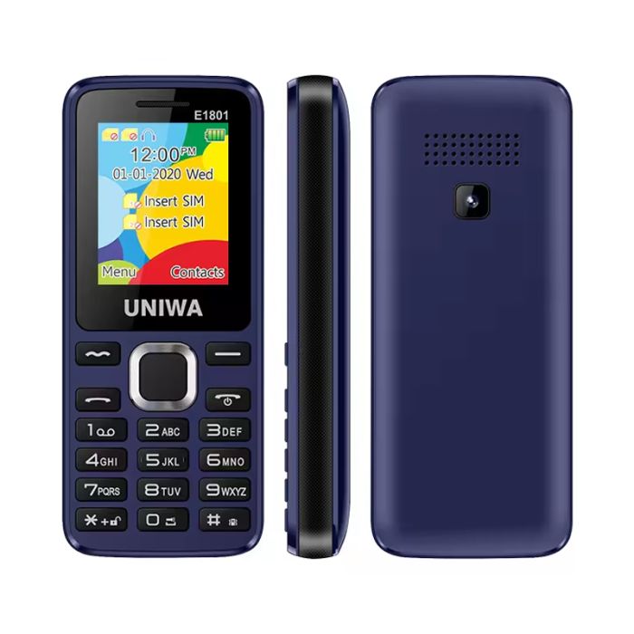 telephone-portable-uniwa-e1801-bleu