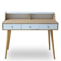 Bureau Informatique Sotufab Scandinave – Blanc & Beige – BI0139 Tunisie