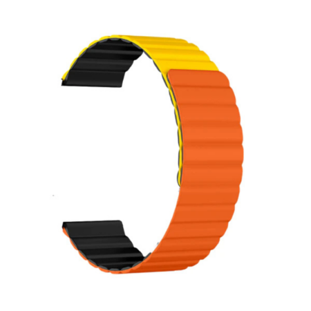 Bracelet Kieslect 22mm Yellow+Orange+black Strap -22MMOYBSTR Tunisie