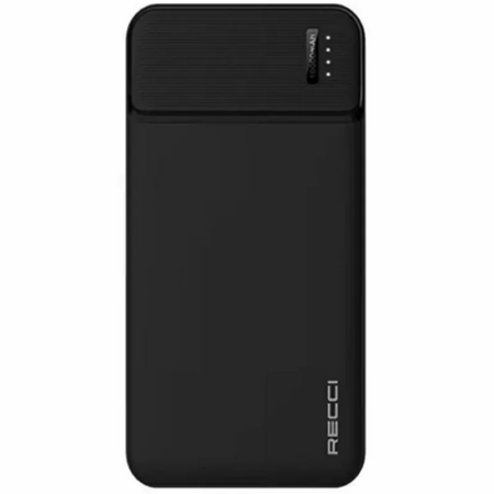 Power Bank Recci 10000W – Noir – RPB-N16BK Tunisie