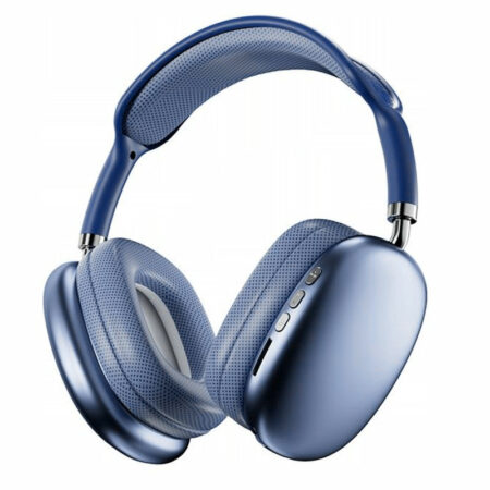 Casque Sans Fil Bluetooth P9 Pro Max – Bleu -P9-PRO/MAX-BLEU Tunisie