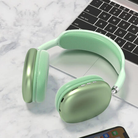 Casque Sans Fil Bluetooth P9 Pro Max – Vert – P9-PRO/MAX-GREEN Tunisie