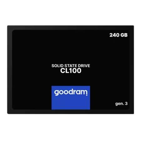 Disque dur interne Goodram Ssd Cl100 Gen3 240gb Sata 3 2,5″ -ssdpr-cl100-240-g3 Tunisie