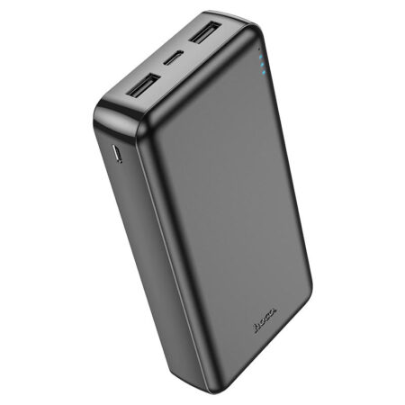 Power Bank Hoco J100 20000 mAh – Noir – HOCO-J100A Tunisie