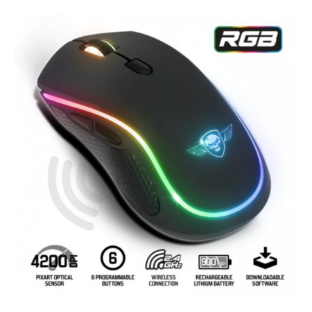 Souris Gamer Sans Fil Spirit Of Gamer Pro M9 Rgb – Noir -S-PM9RF Tunisie