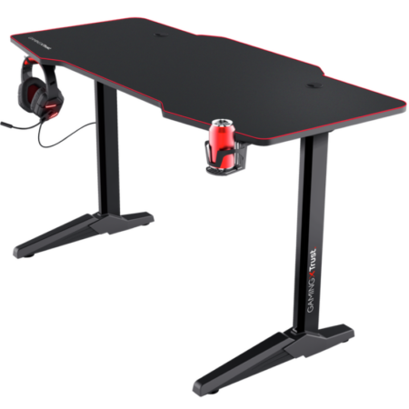 Bureau De Gaming Trust Gxt 1175 Xl Avec Tapis De Souris Pleine Surface Impérius – Noir -23802 Tunisie