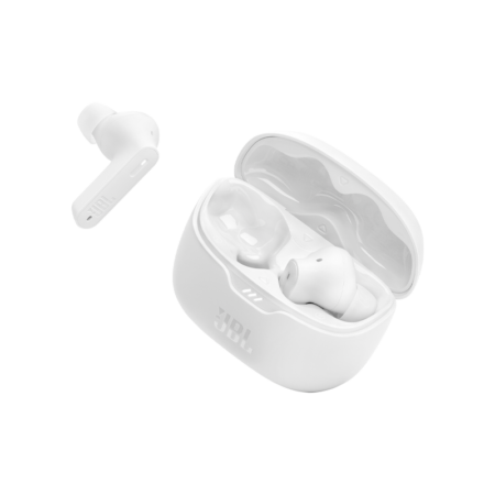 Écouteurs Sans fil JBL Earbuds Tune Beam  -Blanc – 96978 Tunisie