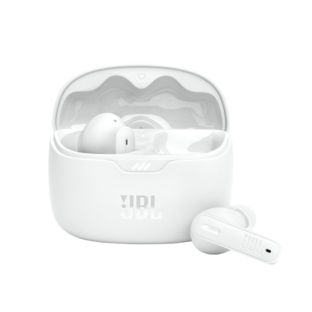 Écouteurs Sans fil JBL Earbuds Tune Beam  -Blanc – 96978 Tunisie