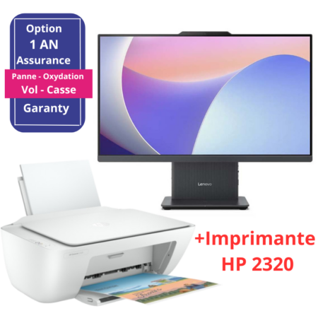 PC de Bureau ALL IN ONE LENOVO IdeaCentre AIO 24IRH9 i3 13è Gén 8G 512G SSD – F0HN00ENFE Tunisie