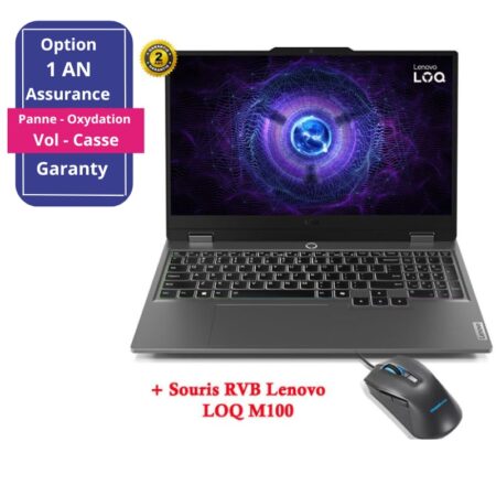 Pc Portable Gamer Lenovo Loq 15iax9 I5 12ème Gén 16go Rtx 2050 – Noir – 83GS00GHFG Tunisie