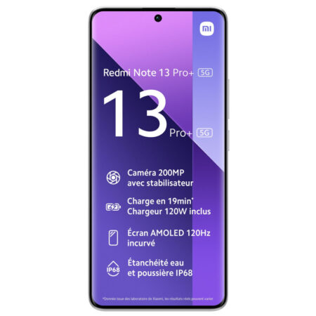 Smartphone Xiaomi Redmi Note 13 Pro+ 12Go – 512Go 5G – Violet Tunisie