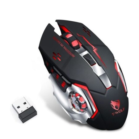 Souris Gamer Sans Fil T-WOLF Q13 Électronique – Noir – T-Q13-BLACK Tunisie