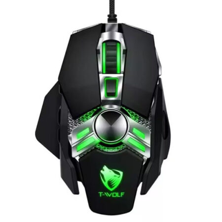 Souris Gamer Filaire T-wolf Warrior V10 – Noir – T-V10-BLACK Tunisie