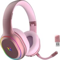 Micro casque Sans Fil Gamer AQIRYS LYRA – Rose Tunisie