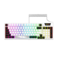 Clavier Filaire Gamer Mécanique AQIRYS ADARA 100% Anti-ghosting RGB – Blanc Tunisie