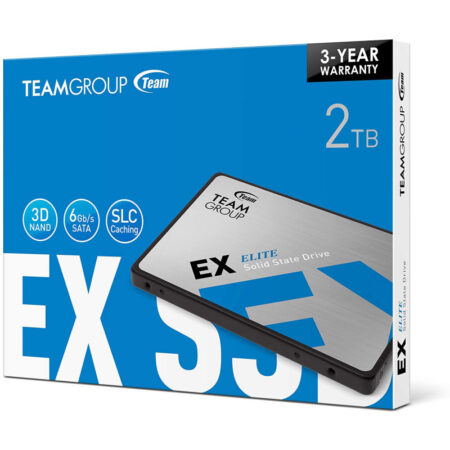Disque Dur Interne Ssd Teamgroup EX2 2 To 2.5&Prime; SATA III – T253E2002T0C101 Tunisie