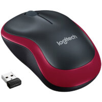 Souris Logitech Sans Fil M185 – Rouge -910-002237 Tunisie