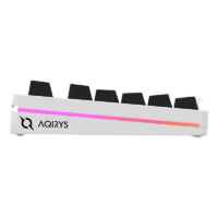 Clavier Gamer Mécanique AQIRYS ALUDRA TKL 100% Anti-ghosting RGB – Blanc Tunisie