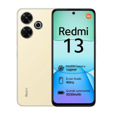 Smartphone Xiaomi Redmi Note 13 6Go – 128Go – Gold Tunisie