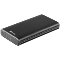 Powerbank solaire exterieur 4 panneaux sandberg 25000 mah-Noir -420-56 Tunisie