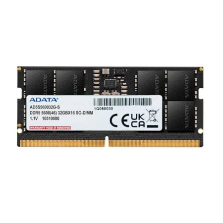 Barrette Mémoire ADATA 32Go DDR5 5600 MHz – AD5S560032G-S Tunisie